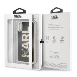 Karl Lagerfeld KLHCPXKAGBK Case for iPhone X/Xs / black