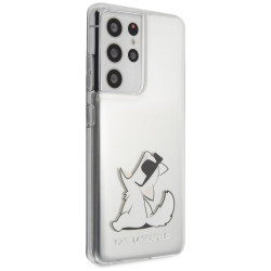 Karl Lagerfeld KLHCS21LCFNRC S21 Ultra G998 Hardcase Choupette Fun / transparent