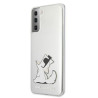 Karl Lagerfeld KLHCS21MCFNRC Hardcase Choupette Fun for Samsung Galaxy S21+ G996 / transparent