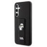 Karl Lagerfeld KLHCS23FEGSAKCPK Gripstand Saffiano Karl&Choupette Hardcase for Samsung Galaxy S23 FE / black