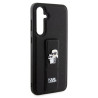 Karl Lagerfeld KLHCS23FEGSAKCPK Gripstand Saffiano Karl&Choupette Hardcase for Samsung Galaxy S23 FE / black