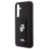 Karl Lagerfeld KLHCS23FEGSAKCPK Gripstand Saffiano Karl&Choupette Hardcase for Samsung Galaxy S23 FE / black