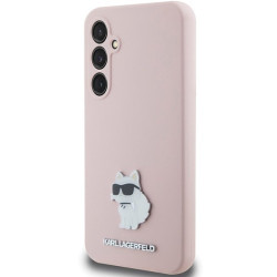 Karl Lagerfeld KLHCS23FESMHCNPP S23 FES711 Silicone Choupette Metal Pin / pink