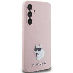 Karl Lagerfeld KLHCS23FESMHCNPP S23 FES711 Silicone Choupette Metal Pin / pink