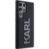 Karl Lagerfeld KLHCS23L3DMBKCK 3D Rubber Glitter Logo Hardcase for Samsung Galaxy S23 Ultra S918 / black