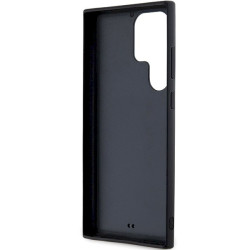 Karl Lagerfeld KLHCS23L3DMBKCK 3D Rubber Glitter Logo Hardcase for Samsung Galaxy S23 Ultra S918 / black