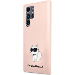 Karl Lagerfeld KLHCS23LSNCHBCP Hardcase for Samsung Galaxy S23 Ultra S918 / pink