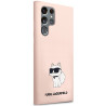Karl Lagerfeld KLHCS23LSNCHBCP Hardcase for Samsung Galaxy S23 Ultra S918 / pink