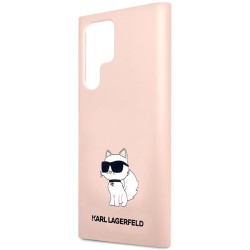 Karl Lagerfeld KLHCS23LSNCHBCP Hardcase for Samsung Galaxy S23 Ultra S918 / pink