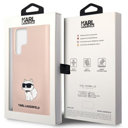 Karl Lagerfeld KLHCS23LSNCHBCP Hardcase for Samsung Galaxy S23 Ultra S918 / pink