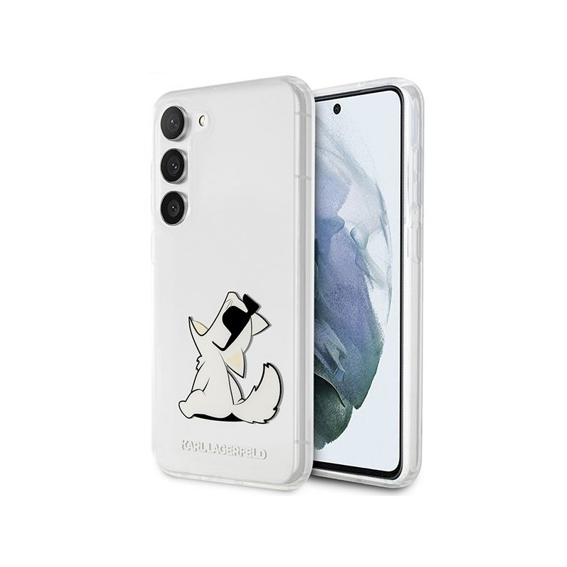 Karl Lagerfeld KLHCS23MCFNRC Choupette Fun Hardcase for S23+ S916 / transparent