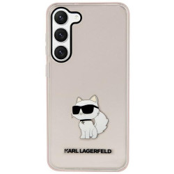 Karl Lagerfeld KLHCS23MHNCHTCP Hardcase Ikonik Choupette for Samsung Galaxy S23+ S916 / pink