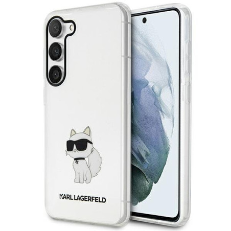 Karl Lagerfeld KLHCS23MHNCHTCT Ikonik Choupette Hardcase for S23+ S916 / transparent