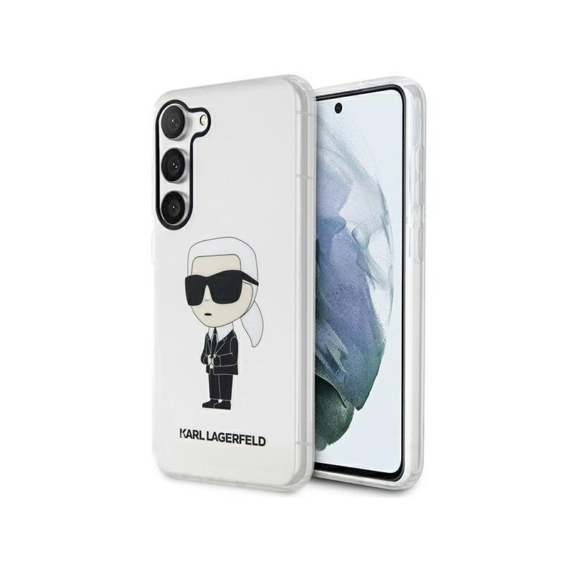 Karl Lagerfeld KLHCS23MHNIKTCT S23+ S916 Ikonik Hardcase / transparent