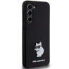 Karl Lagerfeld KLHCS23MSMHCNPK Hardcase Silicone Choupette Metal Pin for S23+ S916 / black
