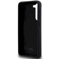 Karl Lagerfeld KLHCS23MSMHCNPK Hardcase Silicone Choupette Metal Pin for S23+ S916 / black
