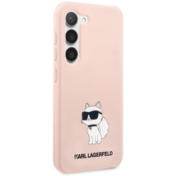 Karl Lagerfeld KLHCS23MSNCHBCP Hardcase for Samsung Galaxy S23+ / pink