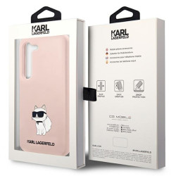 Karl Lagerfeld KLHCS23MSNCHBCP Hardcase for Samsung Galaxy S23+ / pink