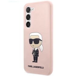 Karl Lagerfeld KLHCS23MSNIKBCP S23+ S916 hardcase Silicone Ikonik / pink