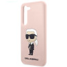 Karl Lagerfeld KLHCS23MSNIKBCP S23+ S916 hardcase Silicone Ikonik / pink