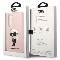Karl Lagerfeld KLHCS23MSNIKBCP S23+ S916 hardcase Silicone Ikonik / pink