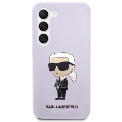 Karl Lagerfeld KLHCS23MSNIKBCU S23+ S916 hardcase Silicone Ikonik / purple