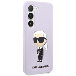 Karl Lagerfeld KLHCS23MSNIKBCU S23+ S916 hardcase Silicone Ikonik / purple