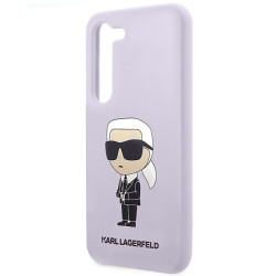Karl Lagerfeld KLHCS23MSNIKBCU S23+ S916 hardcase Silicone Ikonik / purple