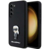 Karl Lagerfeld KLHCS23SSMHKNPK Silicone Ikonik Metal Pin for Samsung Galaxy S23 / black