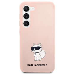 Karl Lagerfeld KLHCS23SSNCHBCP S23 S911 hardcase Silicone Choupette / pink