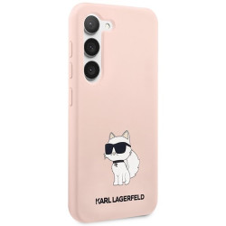 Karl Lagerfeld KLHCS23SSNCHBCP S23 S911 hardcase Silicone Choupette / pink