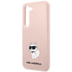 Karl Lagerfeld KLHCS23SSNCHBCP S23 S911 hardcase Silicone Choupette / pink