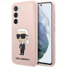 Karl Lagerfeld KLHCS23SSNIKBCP S23 S911 Hardcase Silicone Ikonik / pink