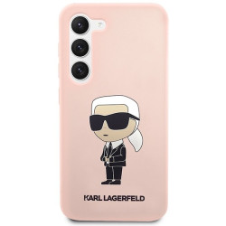 Karl Lagerfeld KLHCS23SSNIKBCP S23 S911 Hardcase Silicone Ikonik / pink