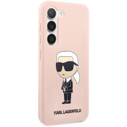 Karl Lagerfeld KLHCS23SSNIKBCP S23 S911 Hardcase Silicone Ikonik / pink