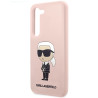 Karl Lagerfeld KLHCS23SSNIKBCP S23 S911 Hardcase Silicone Ikonik / pink