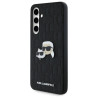 Karl Lagerfeld KLHCS24FEPGKLKCPK Sam S24 FE S721 Hardcase Monogram Karl & Choupette Head Pin / black