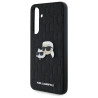 Karl Lagerfeld KLHCS24FEPGKLKCPK Sam S24 FE S721 Hardcase Monogram Karl & Choupette Head Pin / black