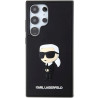 Karl Lagerfeld KLHCS24L3DRKINK 3D Rubber Ikonik Hardcase for Samsung Galaxy S24 Ultra S928 / black