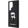 Karl Lagerfeld KLHCS24L3DRKINK 3D Rubber Ikonik Hardcase for Samsung Galaxy S24 Ultra S928 / black
