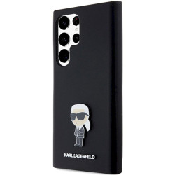 Karl Lagerfeld KLHCS24LSMHKNPK Silicone Ikonik Metal Pin for S24 Ultra S928 / black