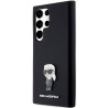 Karl Lagerfeld KLHCS24LSMHKNPK Silicone Ikonik Metal Pin for S24 Ultra S928 / black