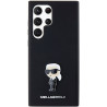Karl Lagerfeld KLHCS24LSMHKNPK Silicone Ikonik Metal Pin for S24 Ultra S928 / black