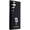 Karl Lagerfeld KLHCS24LSMHKNPK Silicone Ikonik Metal Pin for S24 Ultra S928 / black