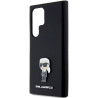 Karl Lagerfeld KLHCS24LSMHKNPK Silicone Ikonik Metal Pin for S24 Ultra S928 / black