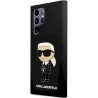 Karl Lagerfeld KLHCS24LSNIKBCK Hardcase Silicone Ikonik for Samsung Galaxy S24 Ultra S928 / black