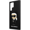 Karl Lagerfeld KLHCS24LSNIKBCK Hardcase Silicone Ikonik for Samsung Galaxy S24 Ultra S928 / black