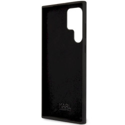 Karl Lagerfeld KLHCS24LSNIKBCK Hardcase Silicone Ikonik for Samsung Galaxy S24 Ultra S928 / black