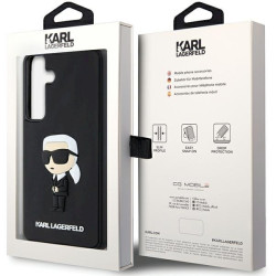 Karl Lagerfeld KLHCS24M3DRKINK Hardcase 3D Rubber Ikonik for Samsung Galaxy S24+ S926 / black