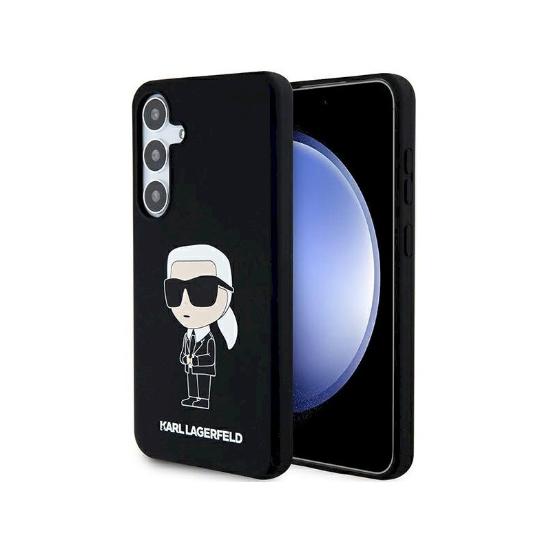 Karl Lagerfeld KLHCS24SSNIKBCK S24 S921 hardcase Silicone Ikonik / black